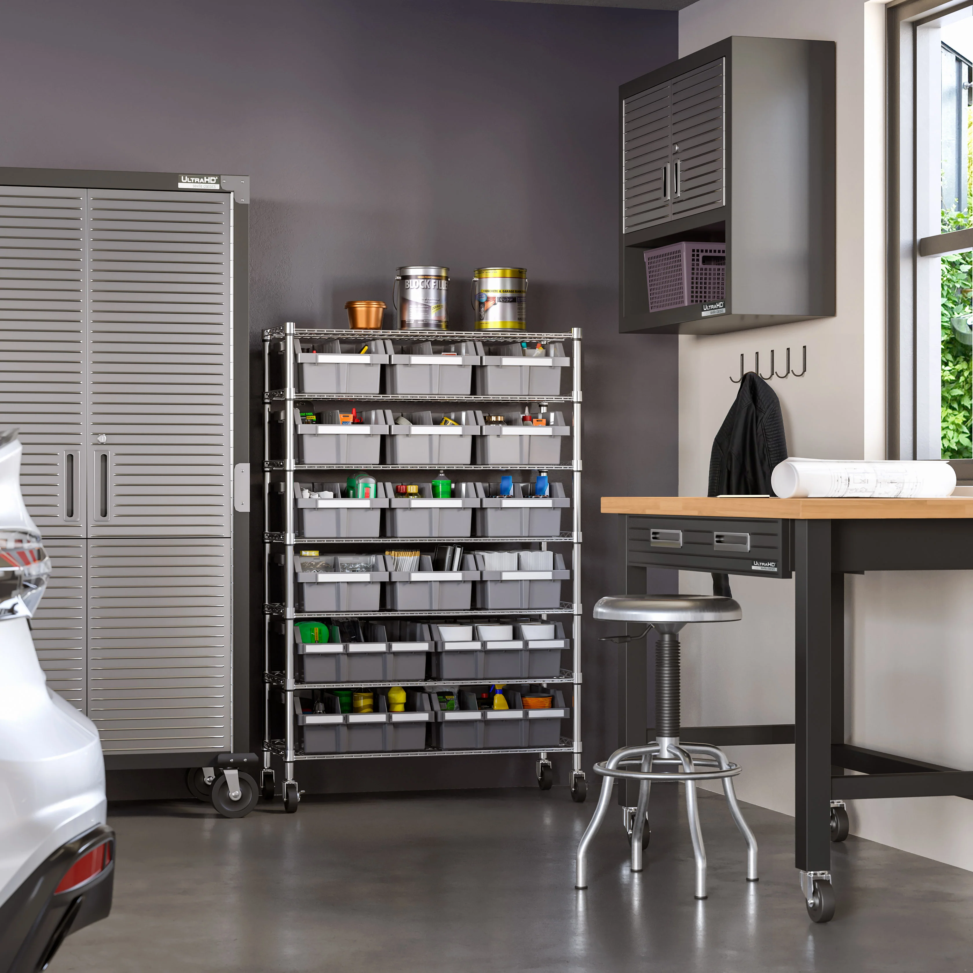 2025 Estantería NSF de 7 niveles con 16 cajones