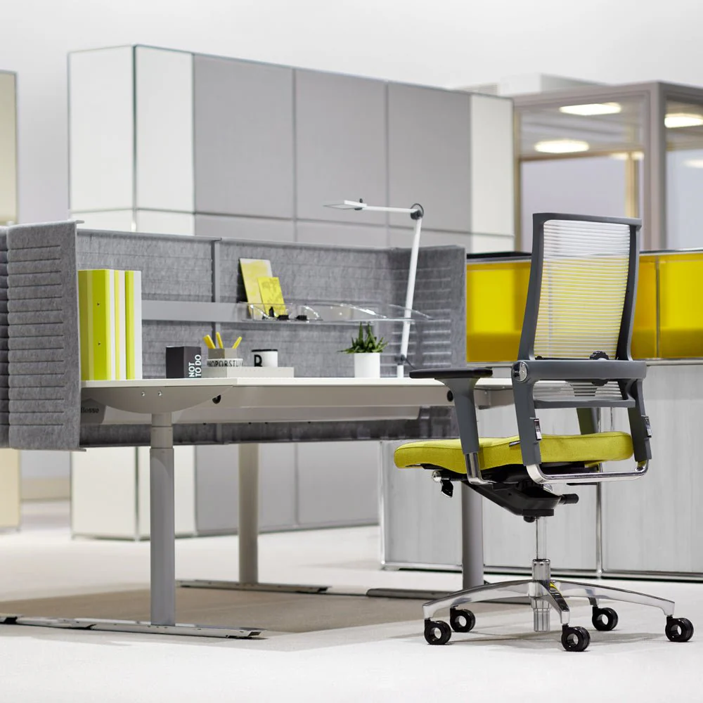 2025 Silla de Oficina Ergonómica Dauphin LORDO FLEX LO 3017_SLP | Respaldo de Malla | Negra