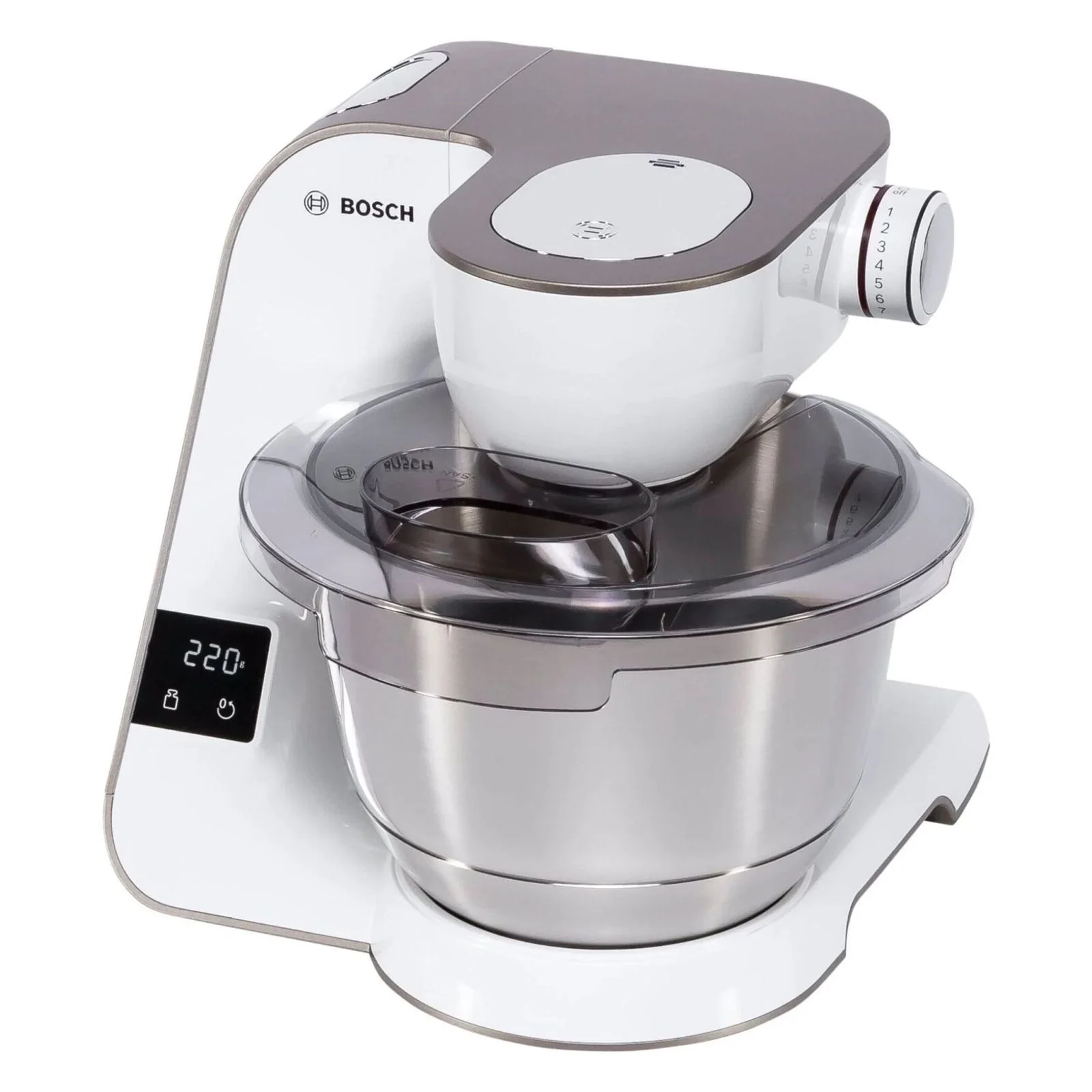 2025 Robot de cocina Bosch MUM5XW10 1000 W 3,9 L Blanco con balanza integrada