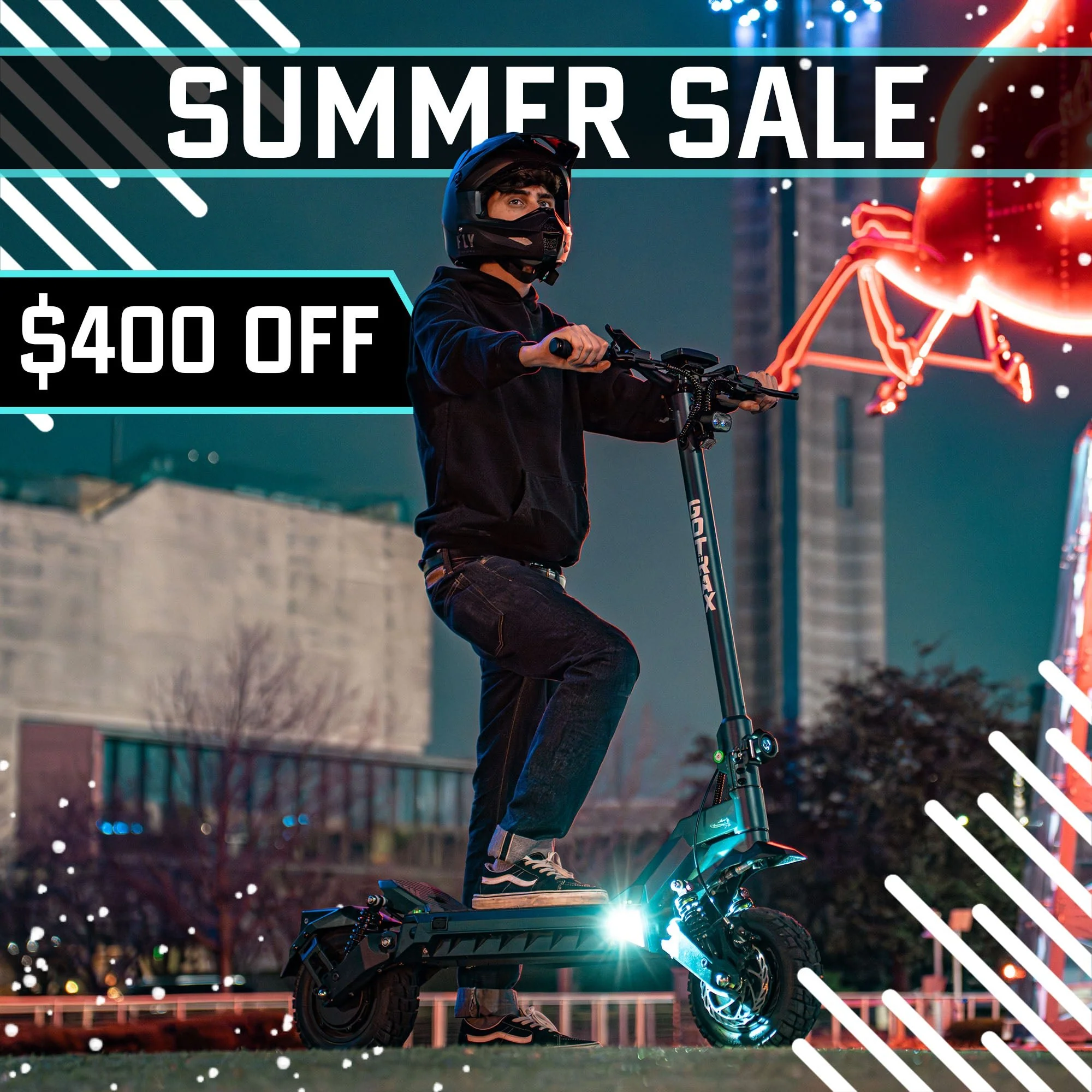 2025 Gotrax GX3 Patinete Eléctrico Todoterreno – Doble Motor Potente. Velocidad Máxima 64 km/h. Neumáticos Todoterreno