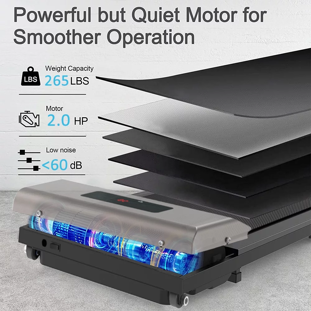 2025 Alfombrilla de caminata Bigzzia Walking Pad bajo el escritorio. caminadora con control remoto y pantalla LCD para teletrabajo. capacidad máxima de 120 kg. rosa