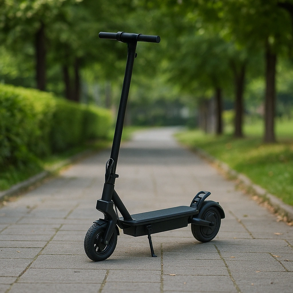 Patinete infantil de aleación negra