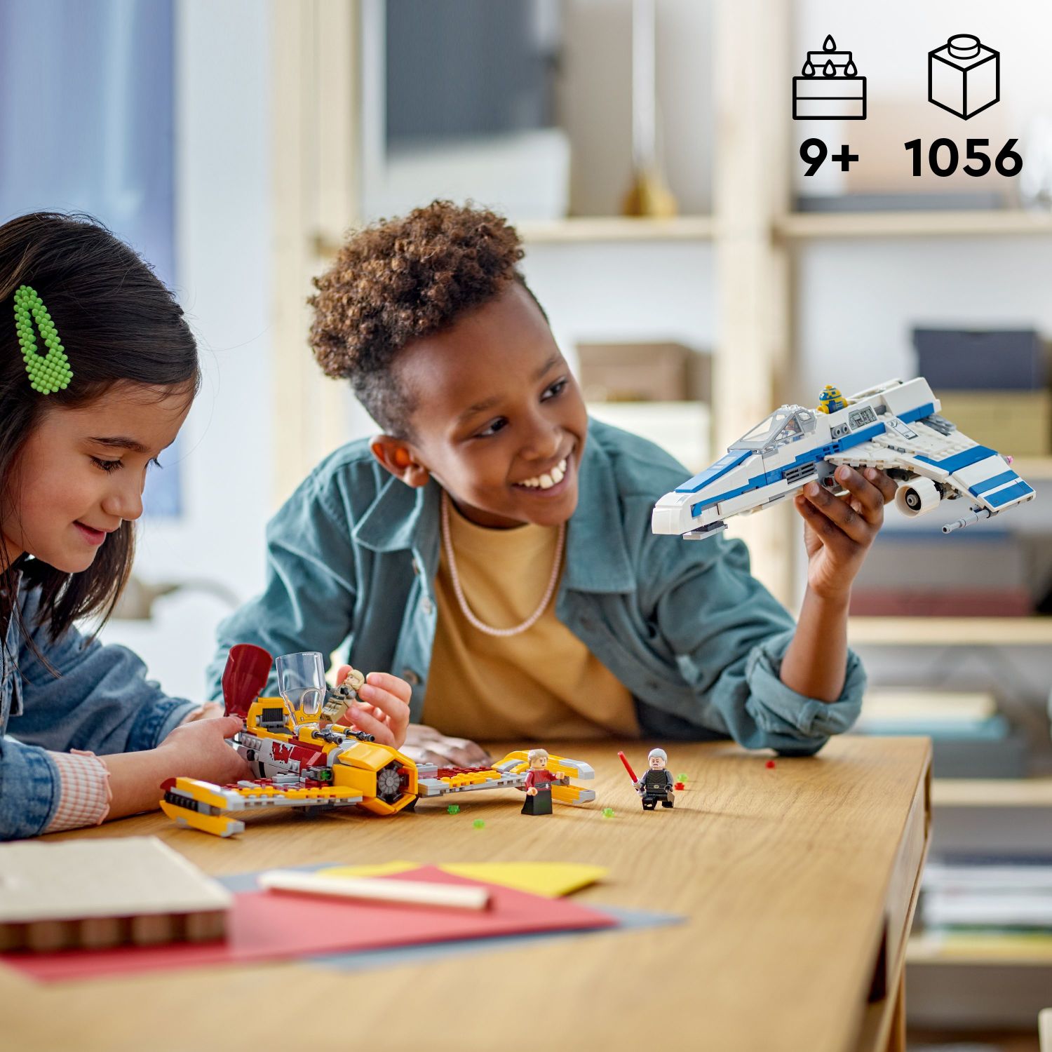 LEGO Star Wars: Ahsoka New Republic E-Wing vs. Starfighter de Shin Hati 75364