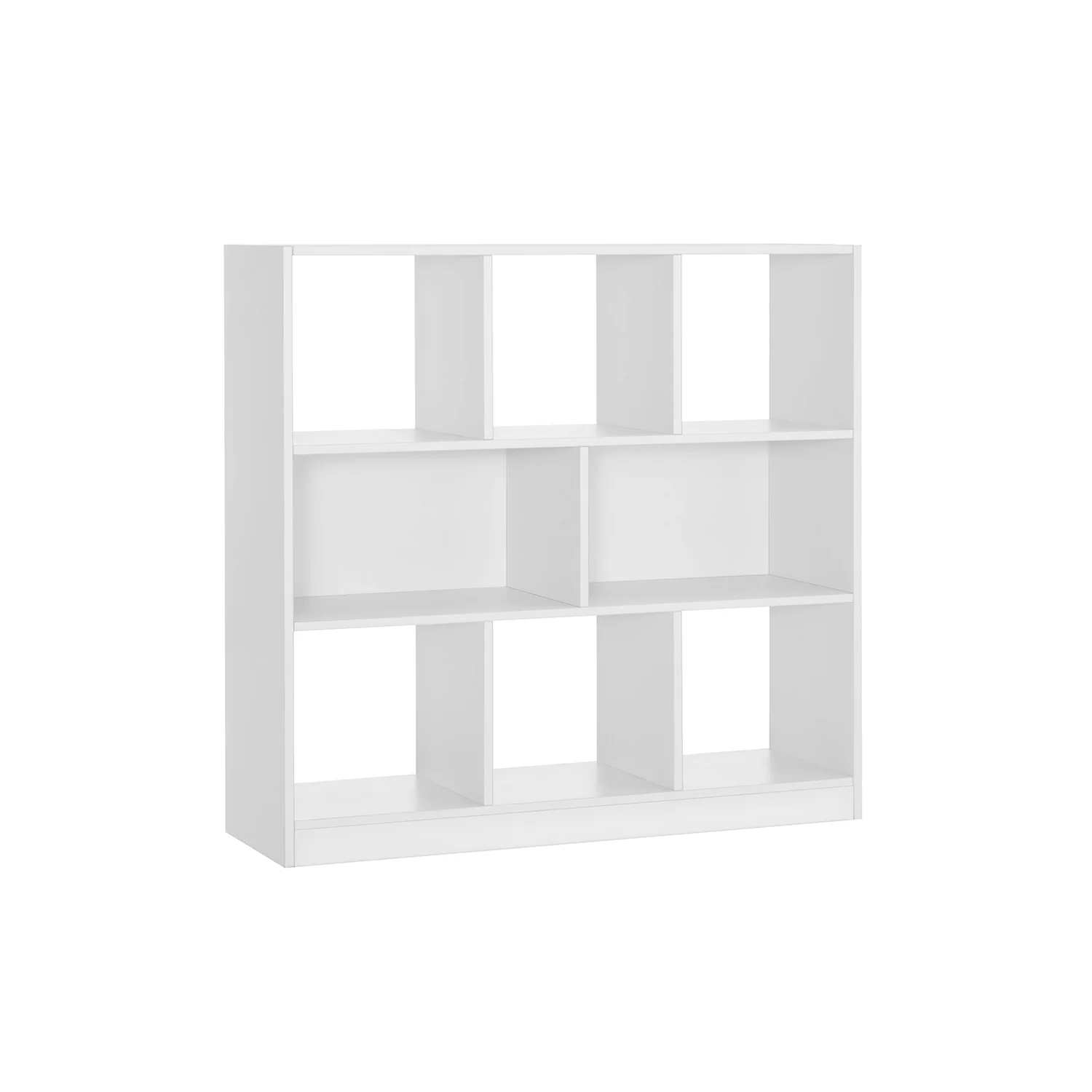 Librería de Madera con Cubos y Estantes