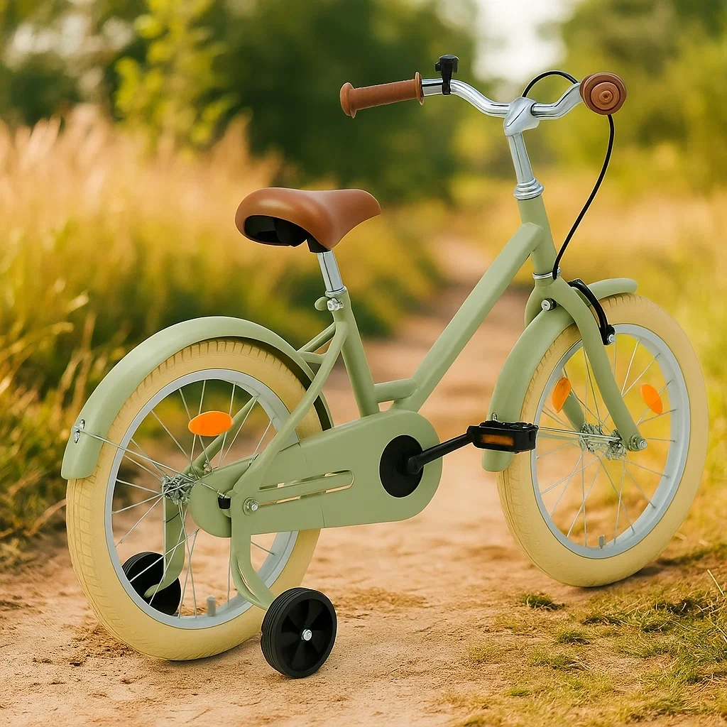 Bicicletas de Niños 16 pulgadas verde 4 a 7 años - SnDMayUQ12Em