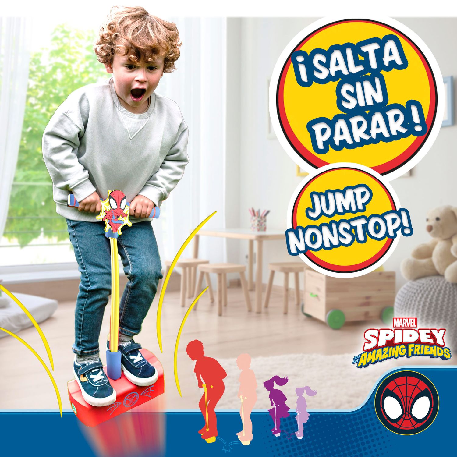 Spidey Y Su Superequipo Saltador Pogo 3d