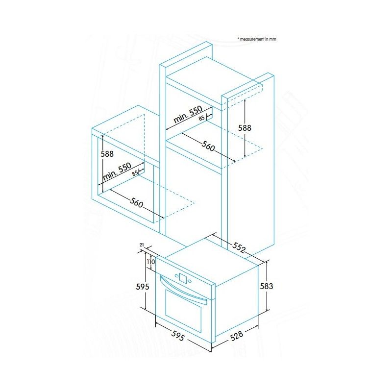 Horno Edesa Eoe5010x