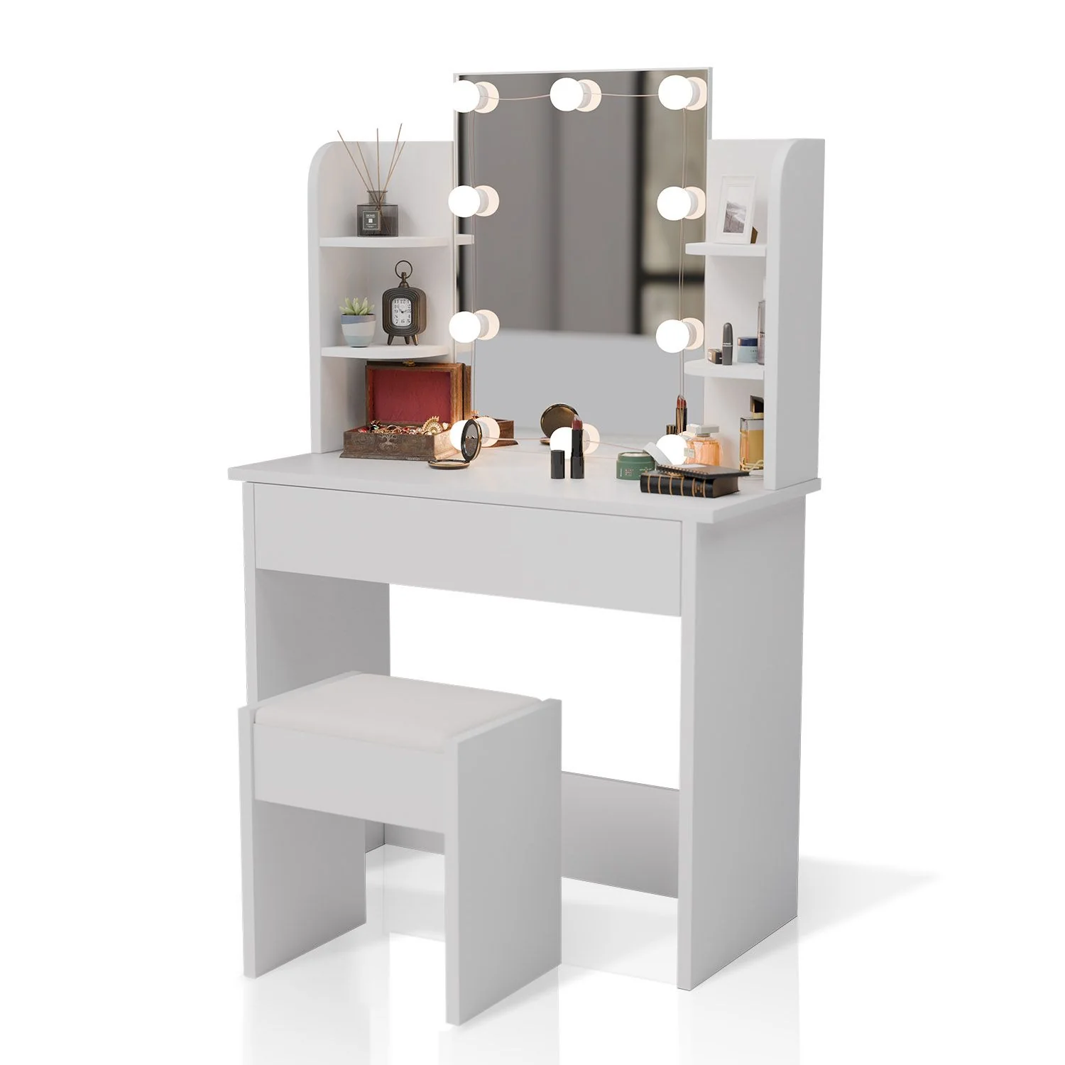 2025 Tocador Zoey con taburete Melly