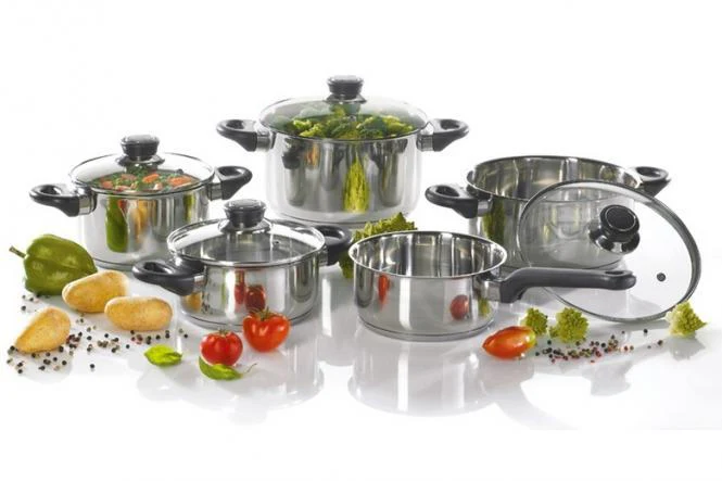 2025 Set de ollas Apollo de acero inoxidable, 5 piezas