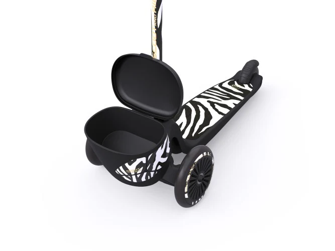 2025 Patinete Scoot & Ride Highwaykick 2 Lifestyle para niños de 2 a 5 años. con compartimento de almacenamiento y diseño antideslizante