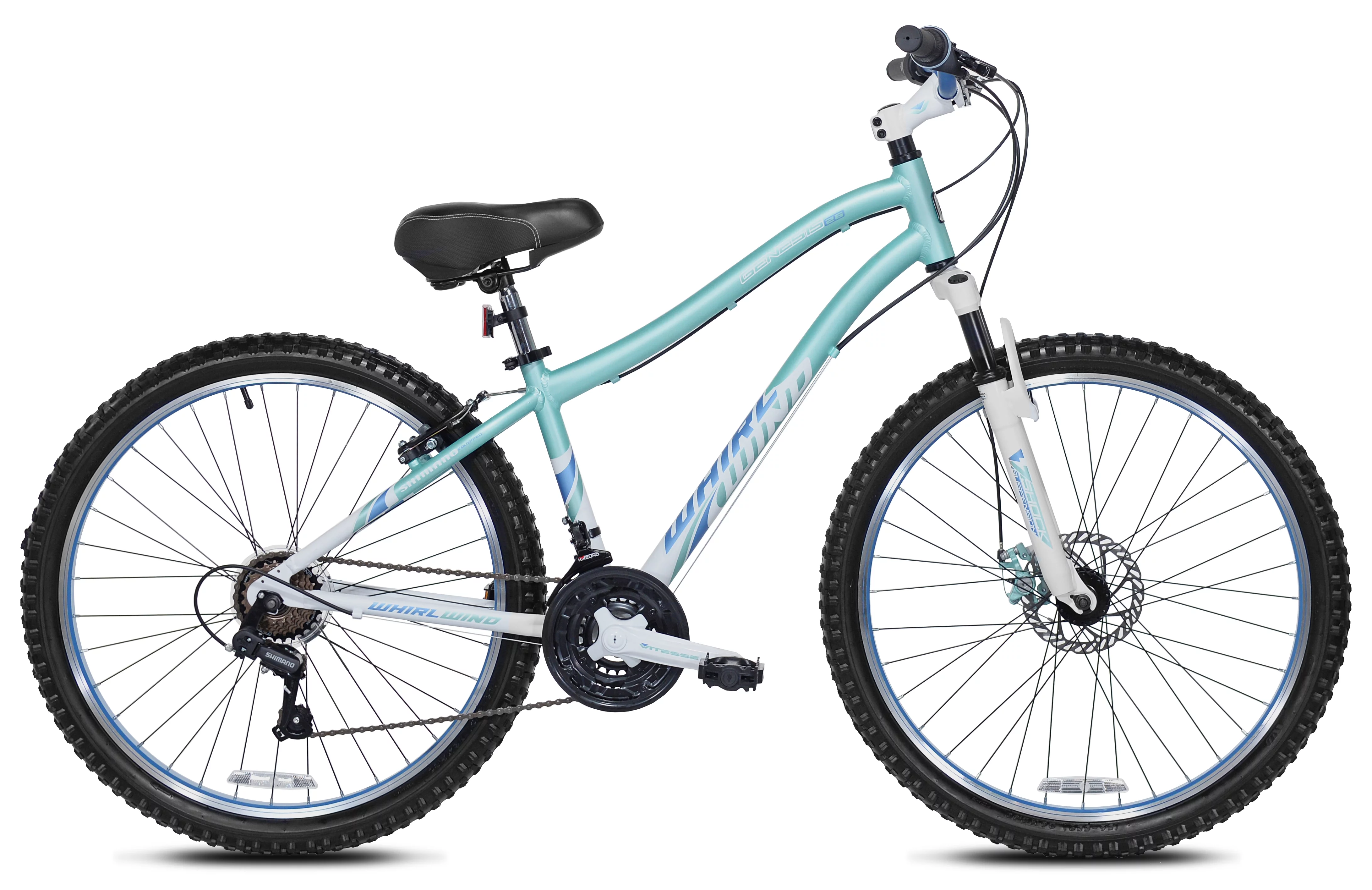 Bicicleta de montaña para mujer Genesis Whirlwind. 26 pulgadas. azul turquesa