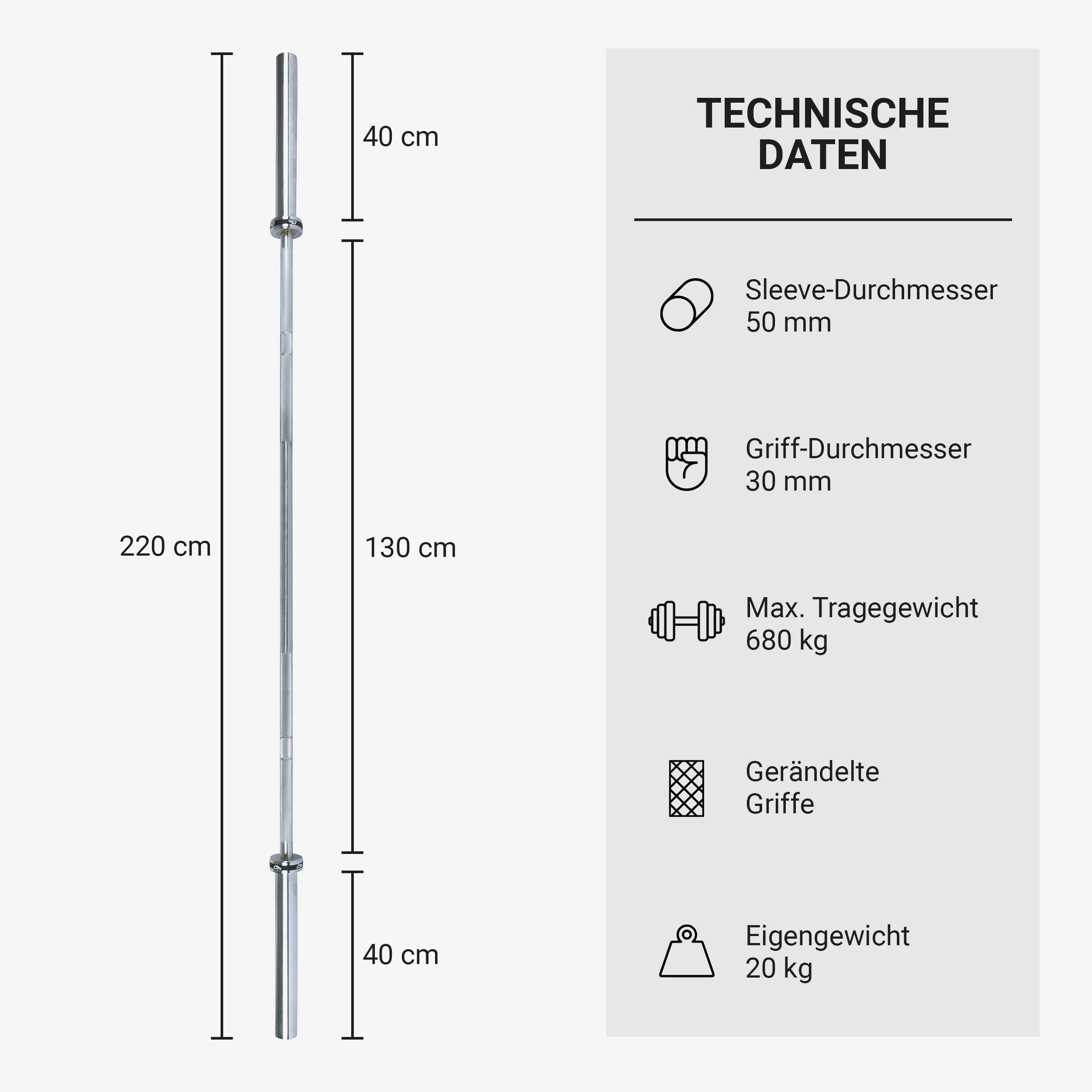 2025 Barra de halterofilia olímpica