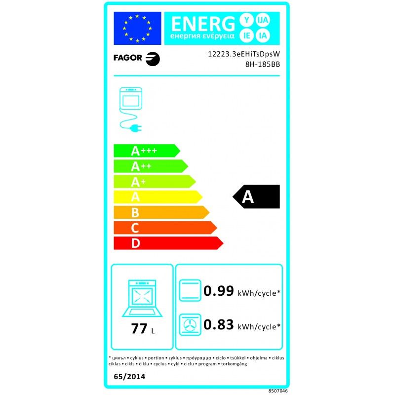 Horno Fagor 8h-185bb