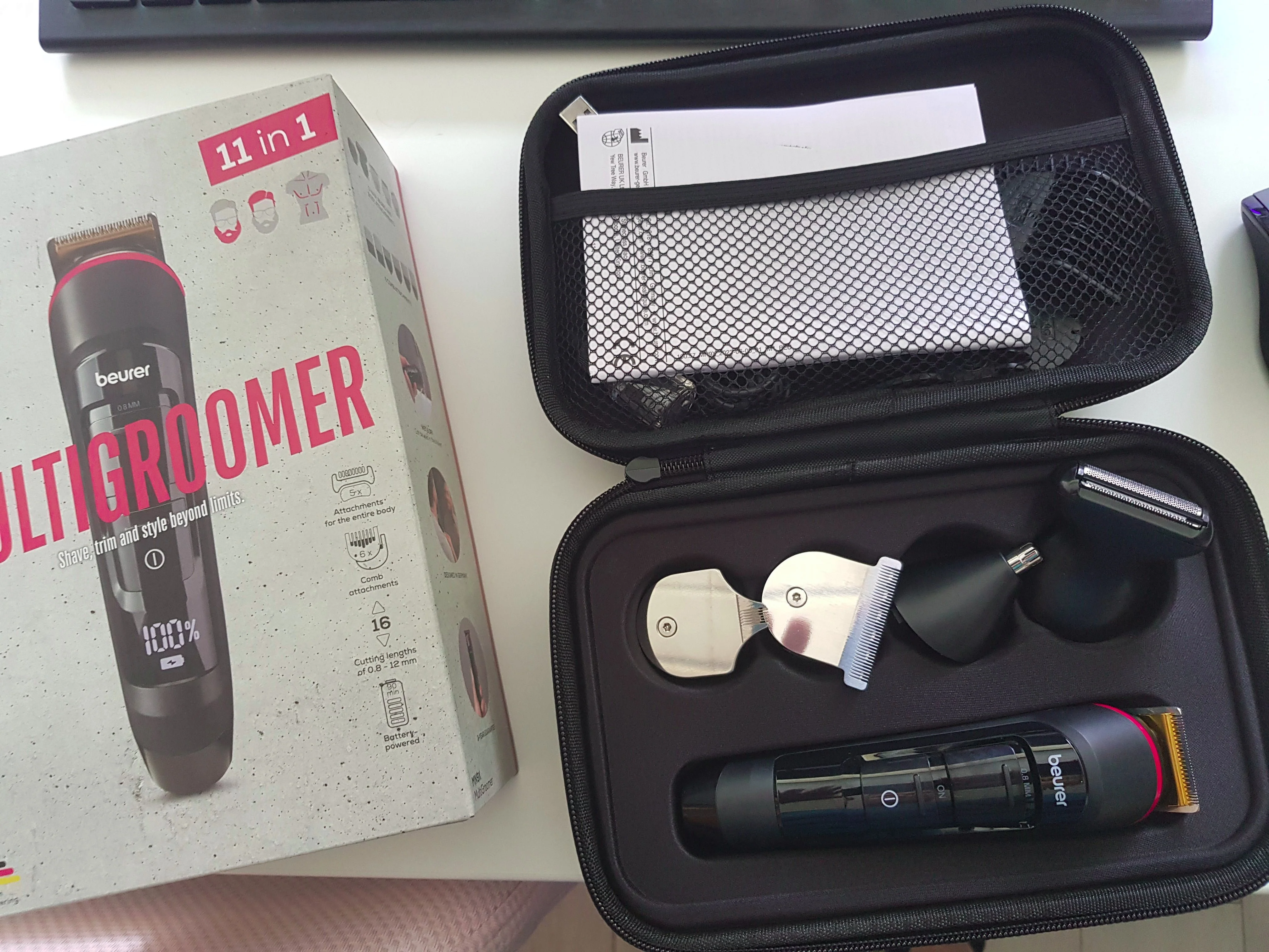 2025 Beurer MenCare MN9X Cutdown Multigroomer / Recortadora corporal