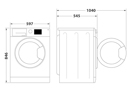 2025 Bauknecht BD 8D WWS Secadora con bomba de calor / 8 kg / Clase energética A++ / Precision Dry – secado inteligente / Motor inverter / Slim – profundidad extra compacta de solo 46 cm / Iluminación del tambor