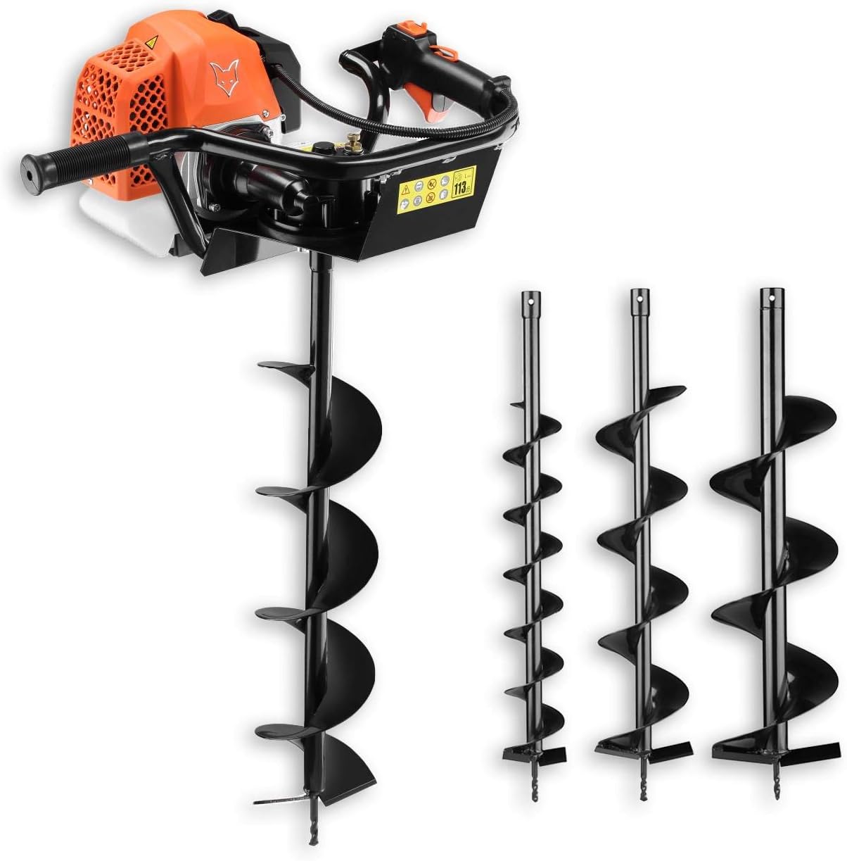 FUXTEC FX-EB152-3HP 52CC Petrol Drill with 3 Bits 100/150/200mm