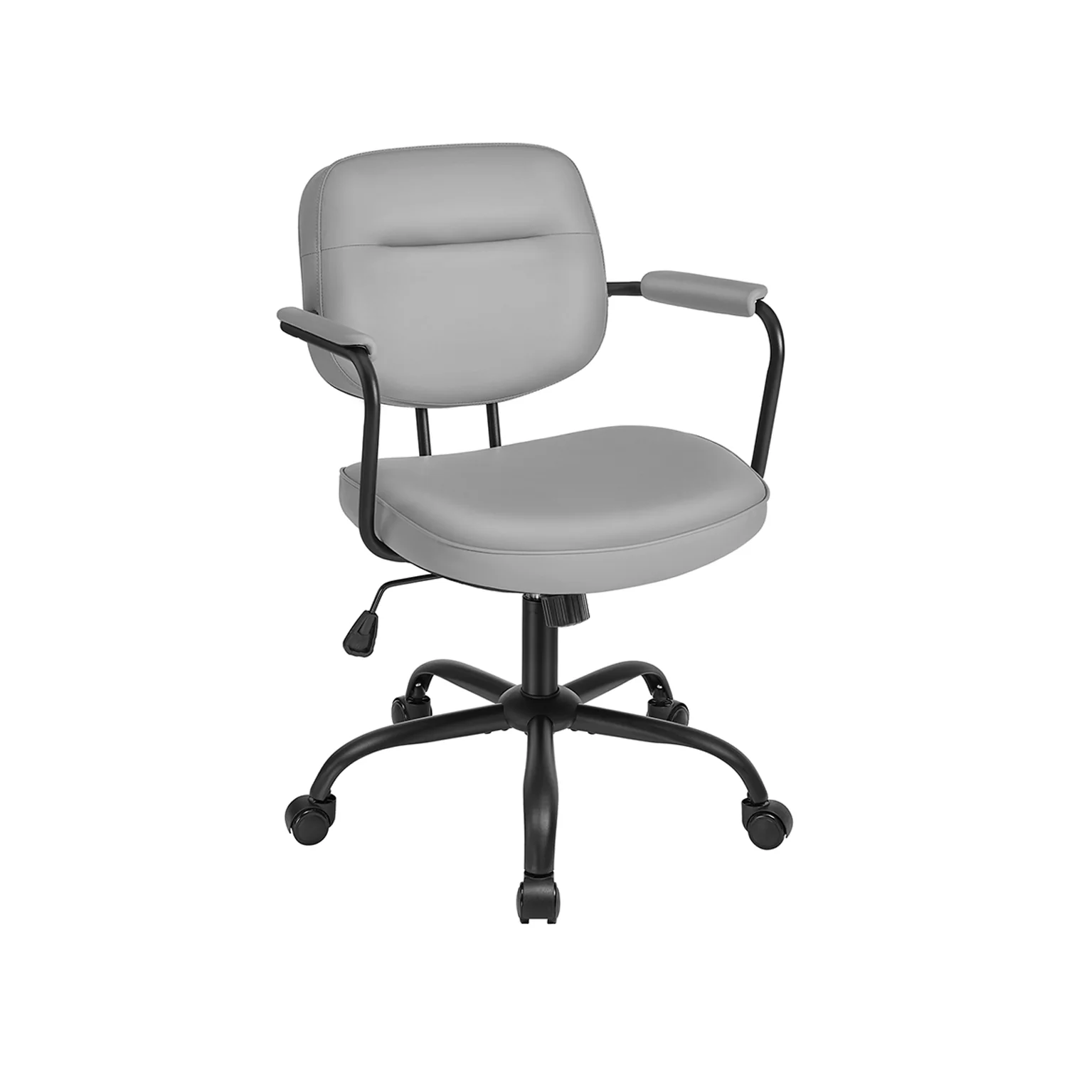 Silla de Escritorio Giratoria Ergonómica Altura Ajustable Negro Tinta