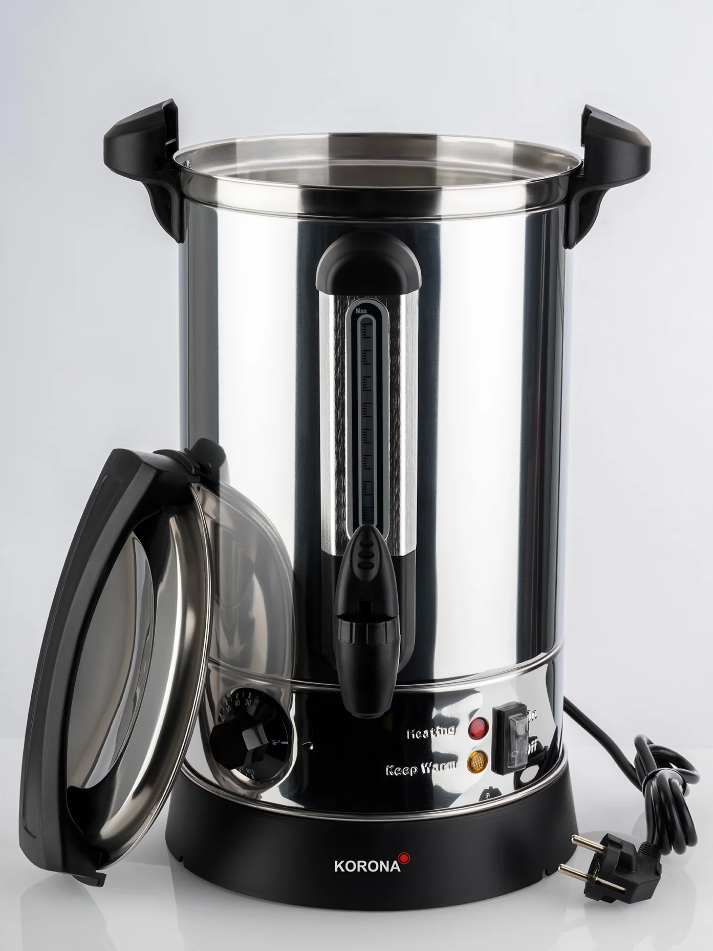 2025 Dispensador de bebidas calientes 6.9 l 1500 W acero inoxidable