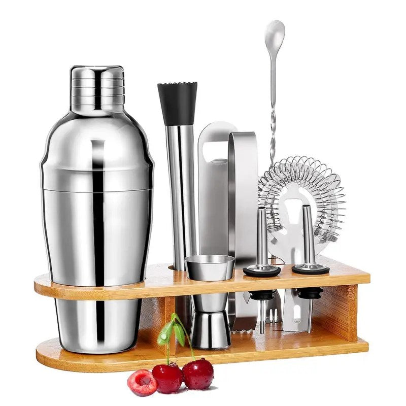 Kit Todo en Uno para Bartender con Coctelera – 11 piezas