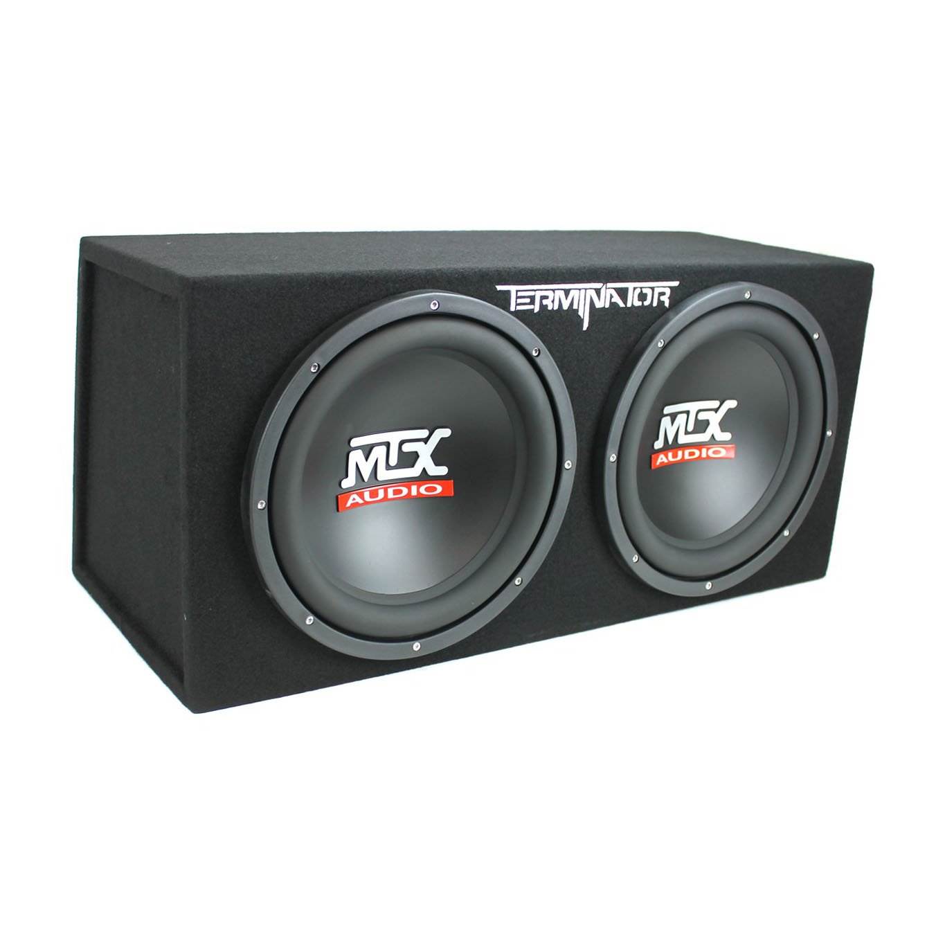 2025 Caja de bajos MTX TNE212D de 12″ 1200W con amplificador monobloque de 1500W y condensador de 2 Faradios