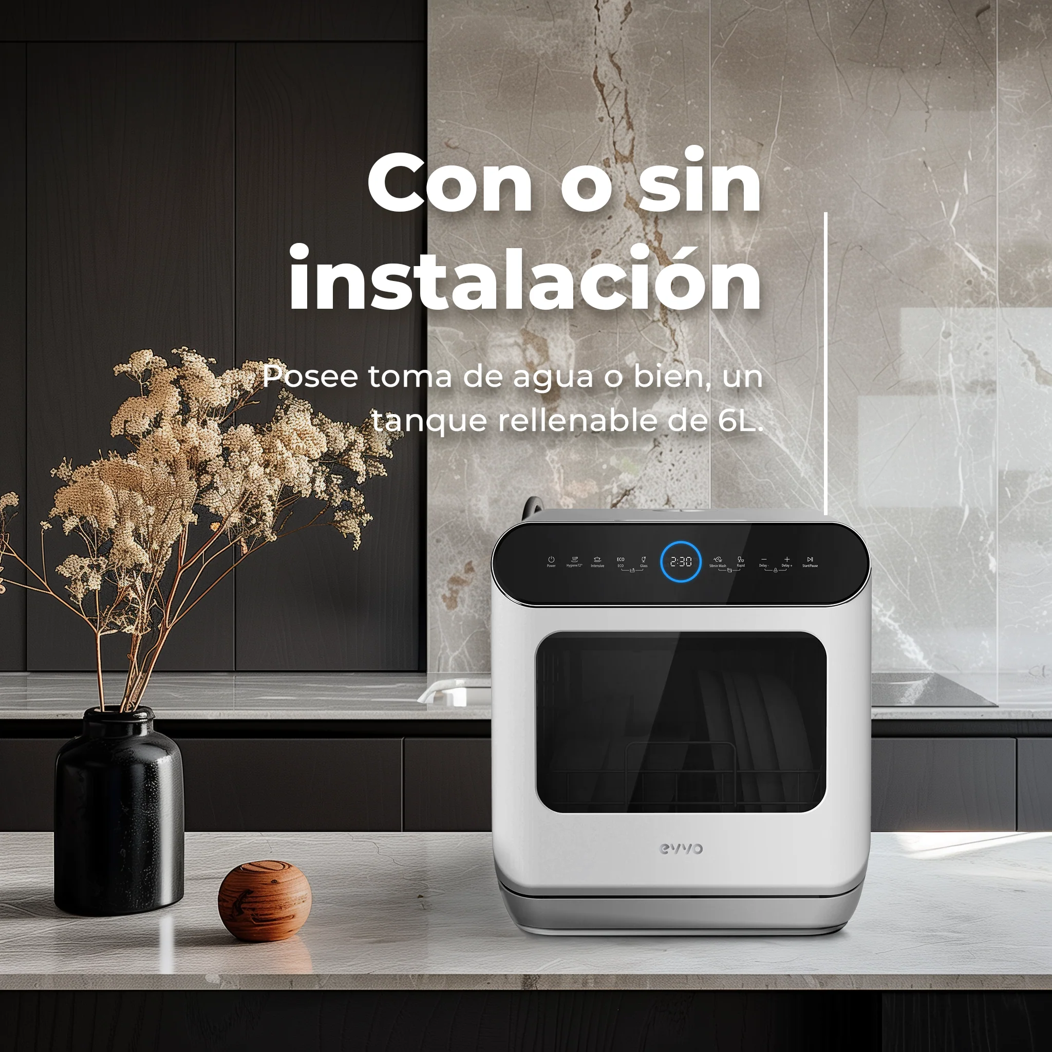 Lavavajillas EVVO Mini D Trip 2