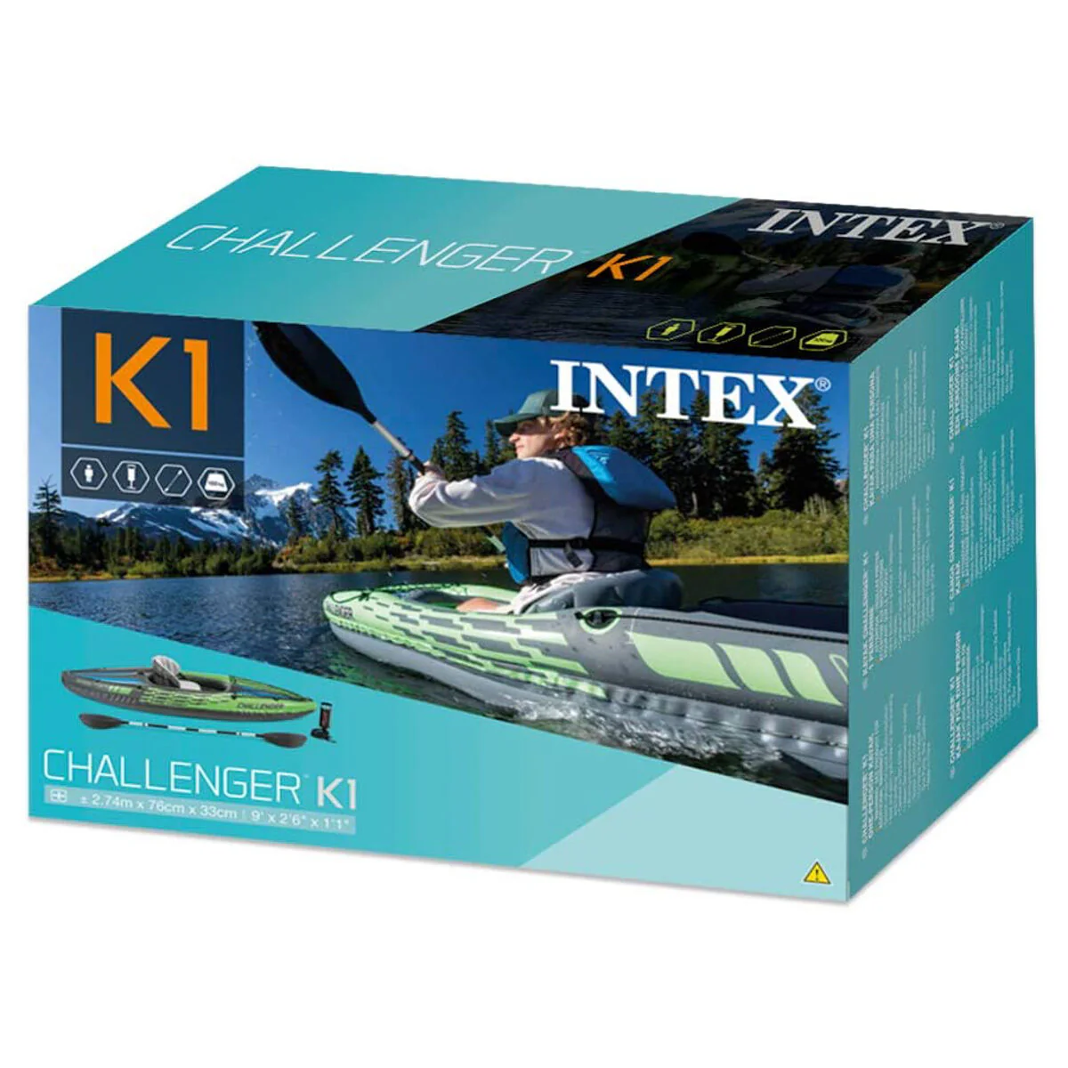2025 Kayak Inflable Intex Challenger K1