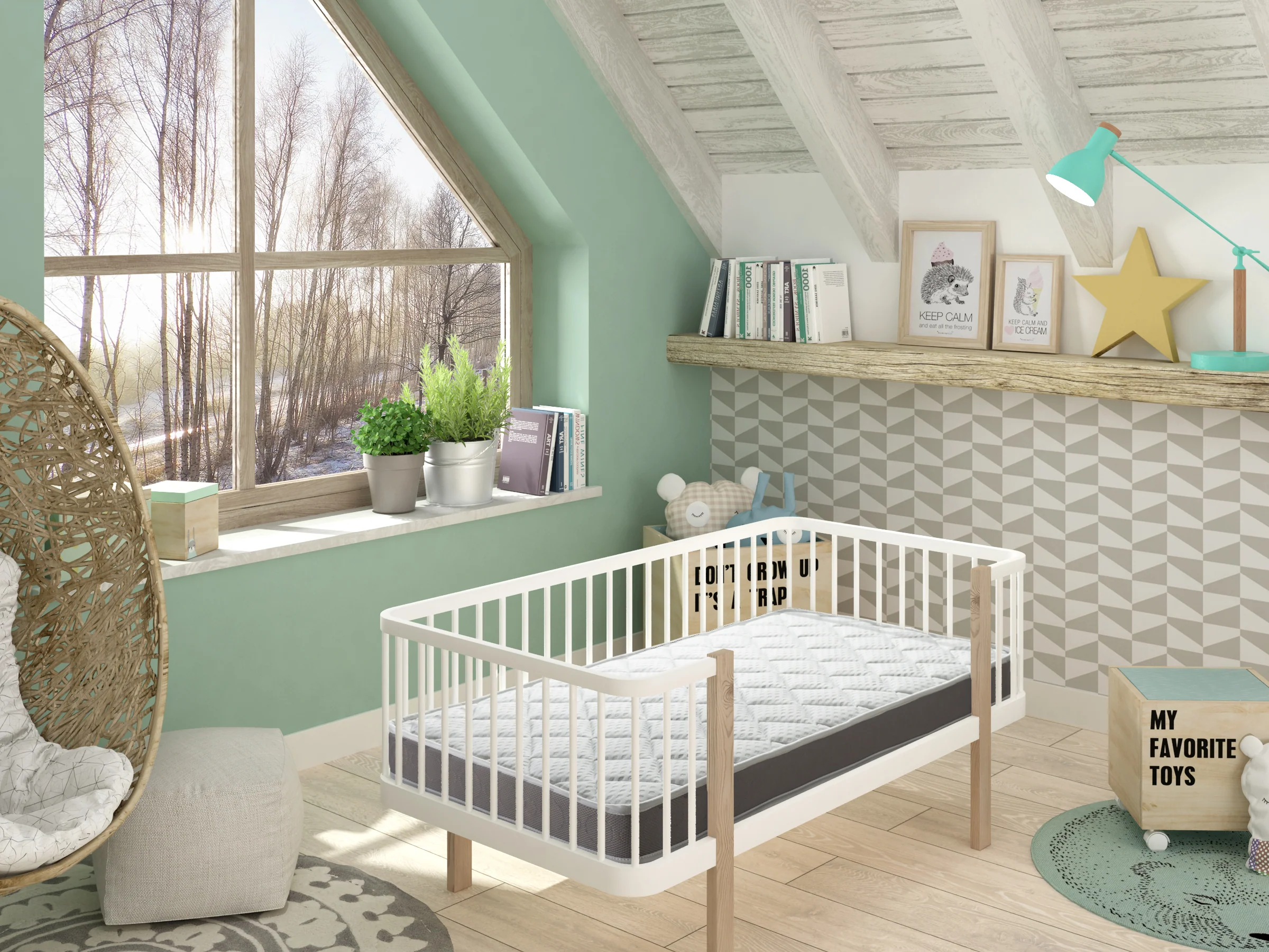 Colchón Cuna viscoelástico BabyBed