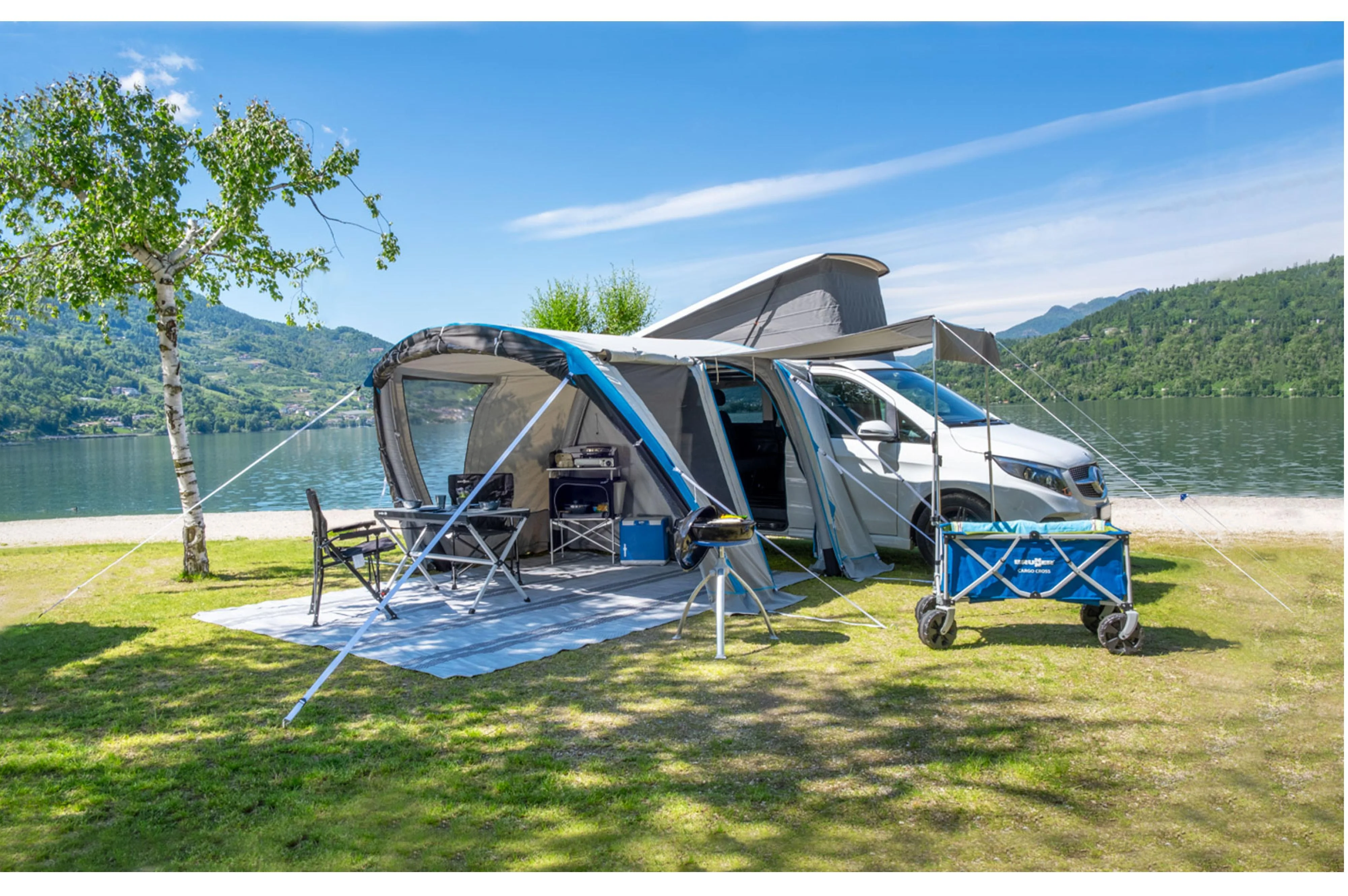 2025 Tienda hinchable Air Travel II A.I.R. TECH de policotón – para furgonetas (altura 180–210 cm)