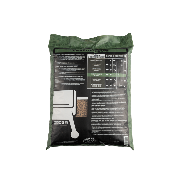 Pellets De Madera De Algarrobo Para Barbacoa Traeger