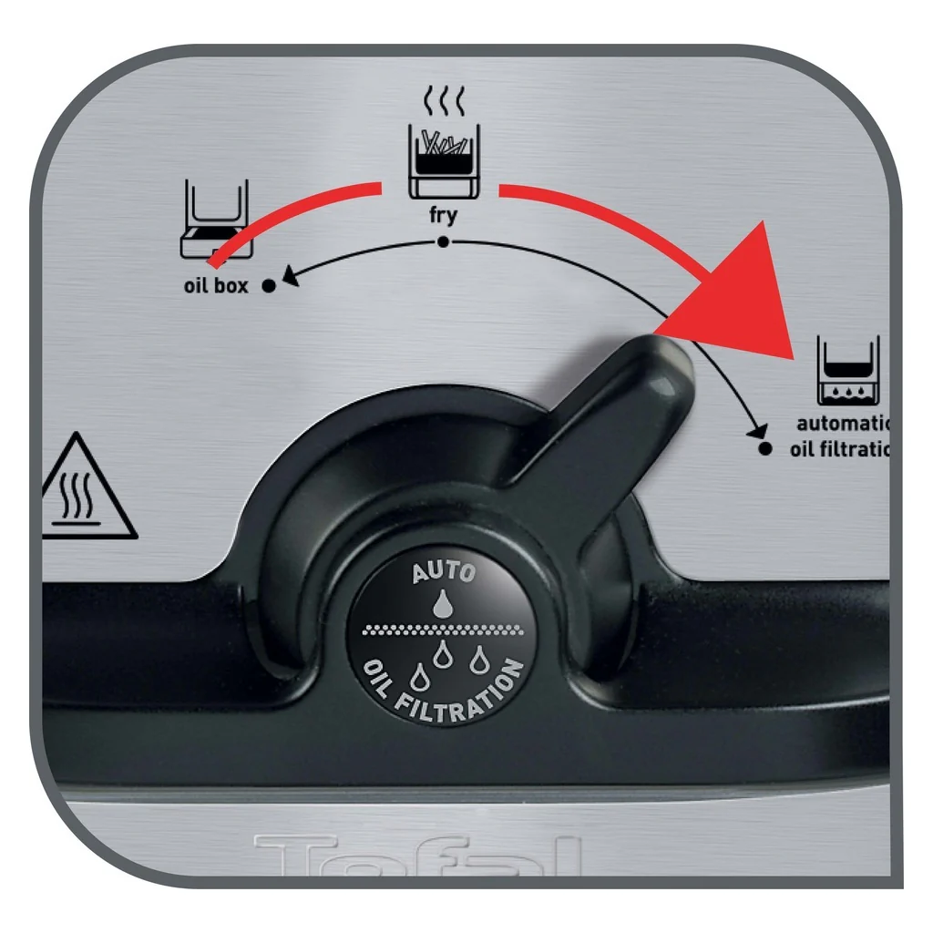 2025 Freidora Tefal Oleoclean Compact FR7016 en acero inoxidable