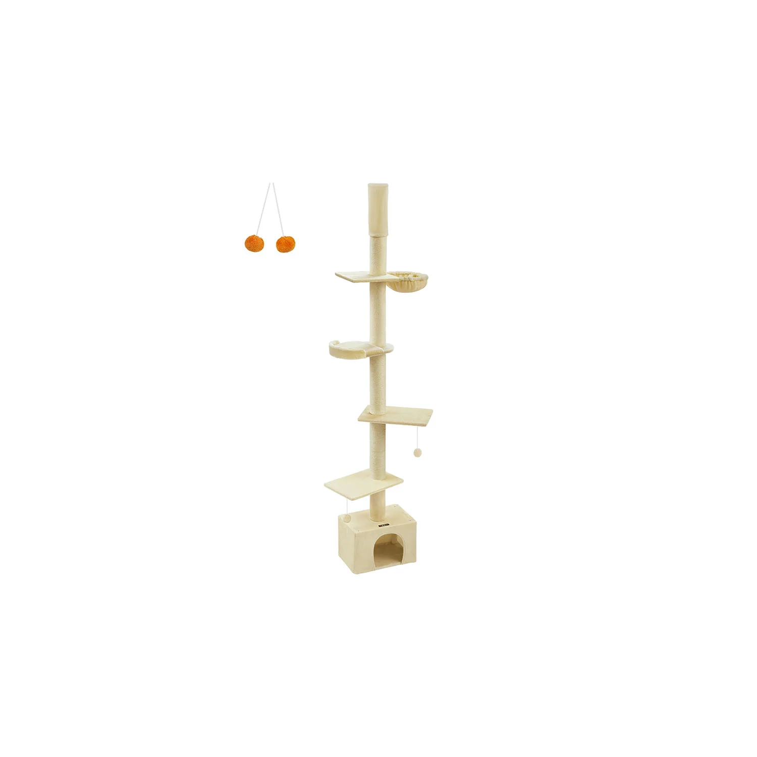 Árbol para Gatos 231-291 cm Altura Ajustable