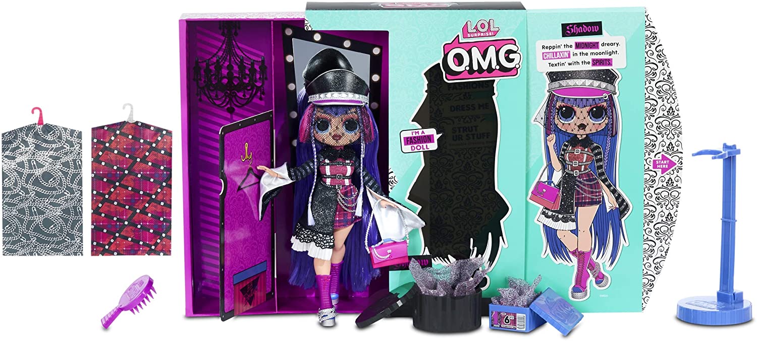L.O.L. Surprise! O.M.G. Shadow Fashion Doll con 20 Sorprendentes Sorpresas