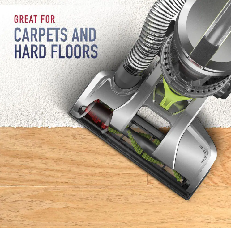 2025 Aspiradora vertical sin bolsa para pelos de mascotas HOOVER UH72400 WindTunnel Air Steerable