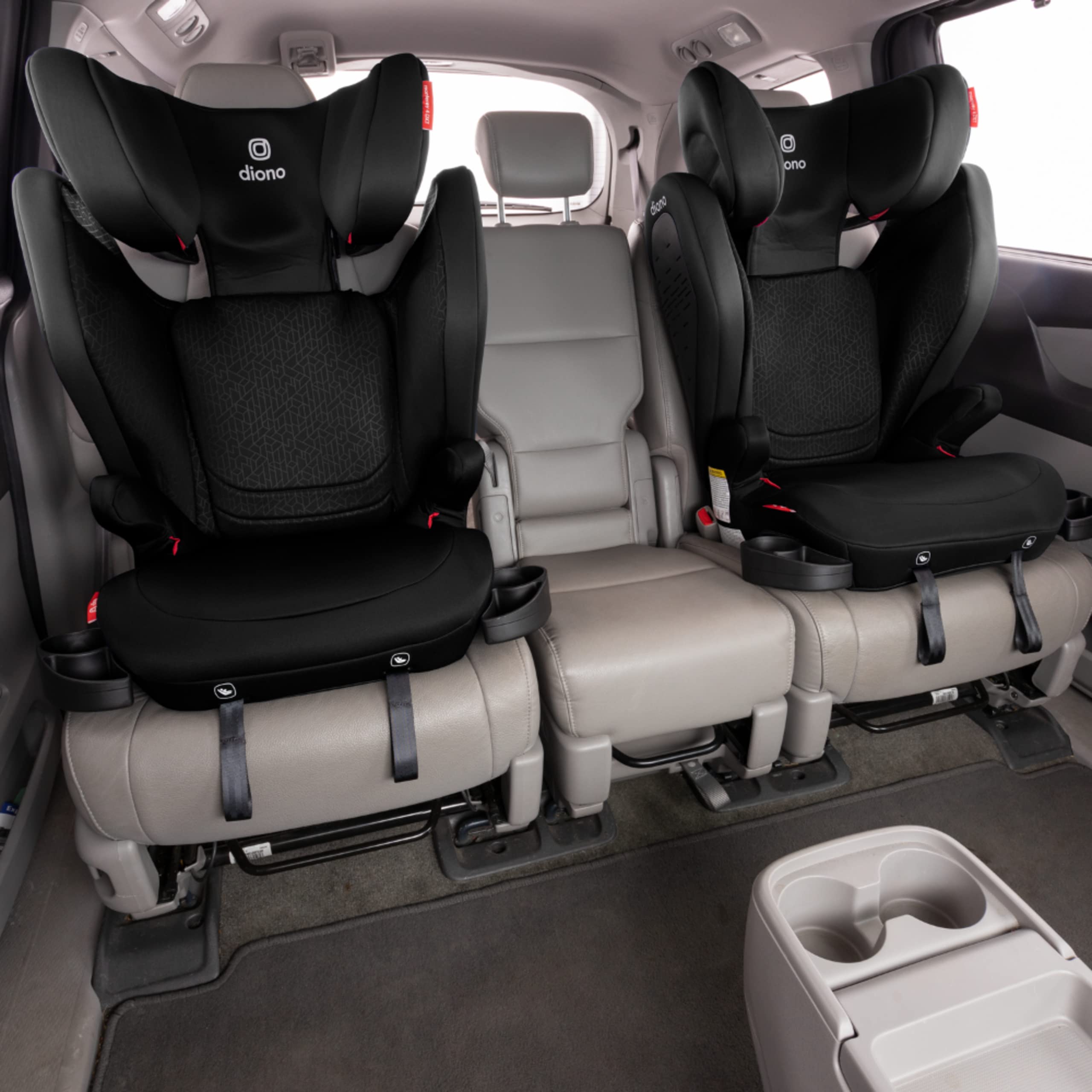 2025 Diono Monterey 4DXT Latch, Asiento Elevador 2-en-1 con Respaldo Alto, Altura y Ancho Expandibles, Protección Avanzada contra Impactos Laterales, 8 Años 1 Booster, Color Negro