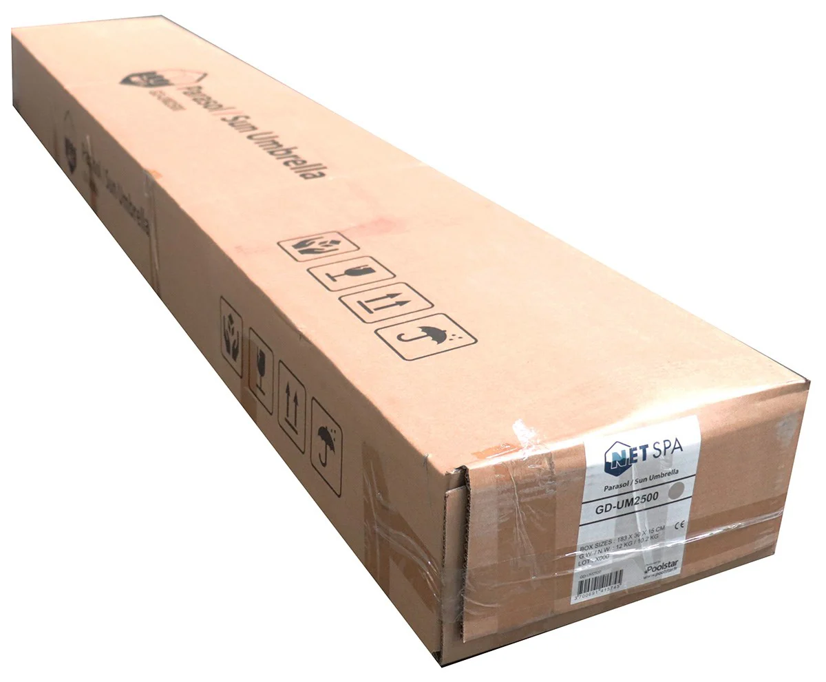 Poolstar - Paraguas 250 cm Beige