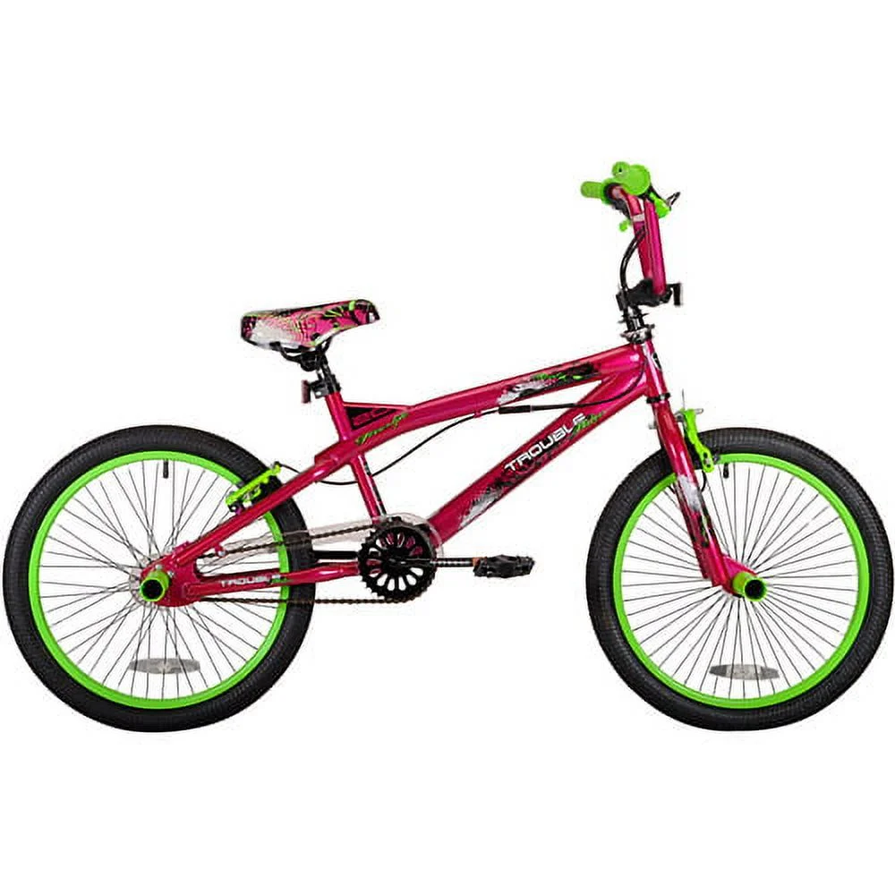 BMX Kent Trouble de 20 pulgadas para niñas. rosa.