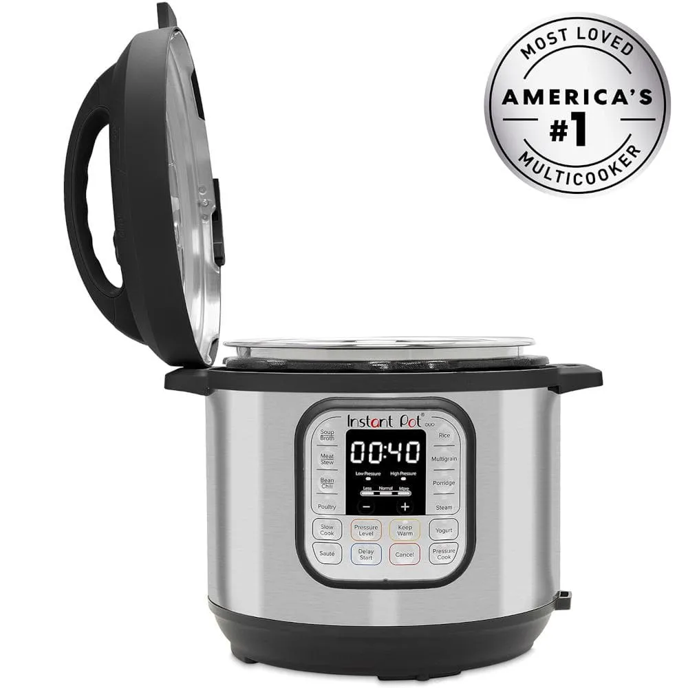 2025 Instant Pot Duo Evo Plus 5.7 L – Olla eléctrica multifunción 10 en 1 de acero inoxidable