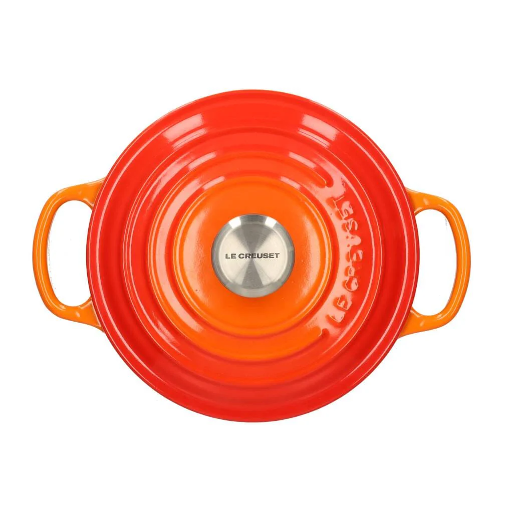 2025 Le Creuset - Cazuela / Olla Signature redonda rojo anaranjado 18 cm 1.8 l