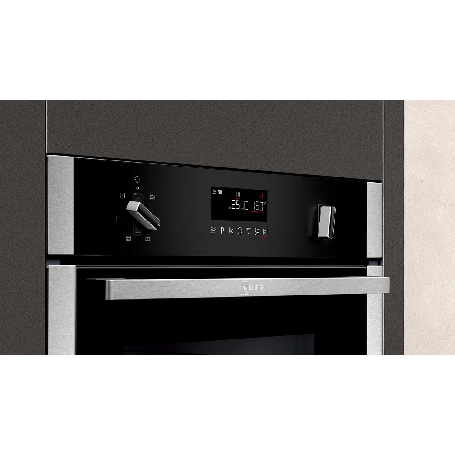 Neff Horno Mixto Mo Integrable 44l Inox/negro - C1amg84n0