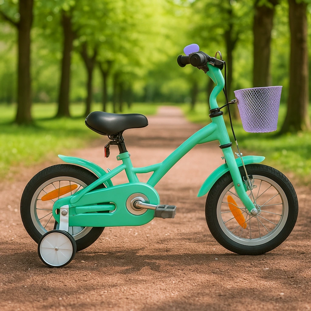 Bicicleta Infantil Verde Aguamarina Material Plástico para Uso Urbano Tamaño 14 pulgadas - OHXocoKu88dU