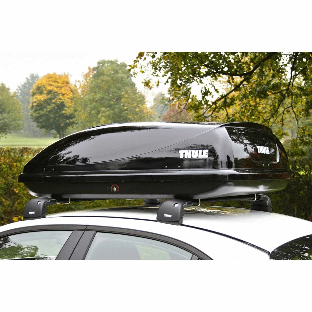 2025 THULE Ocean 100 Cofre de techo negro brillante – 360 litros