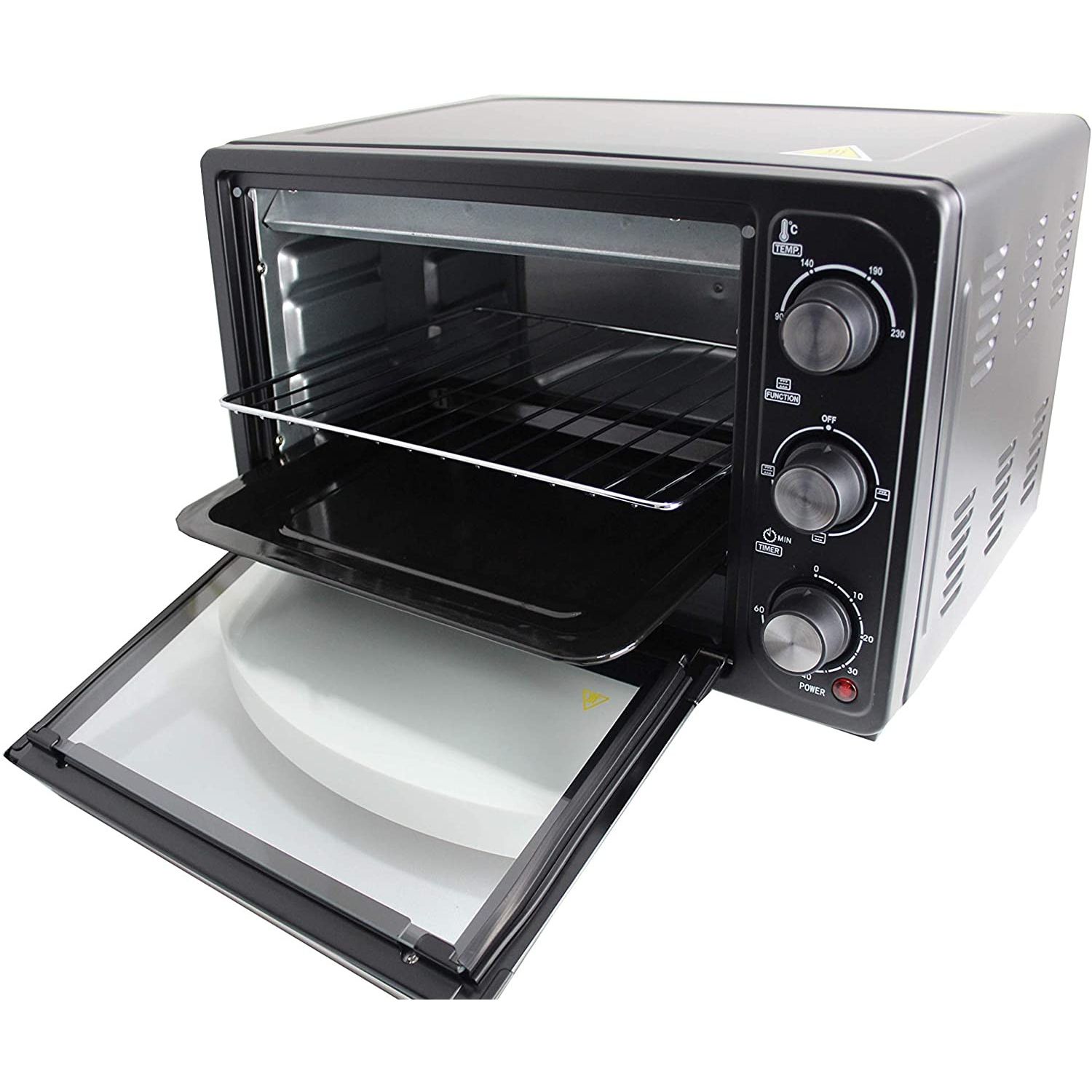 Bastilipo - Roma Black - 23l - Horno De Sobremesa