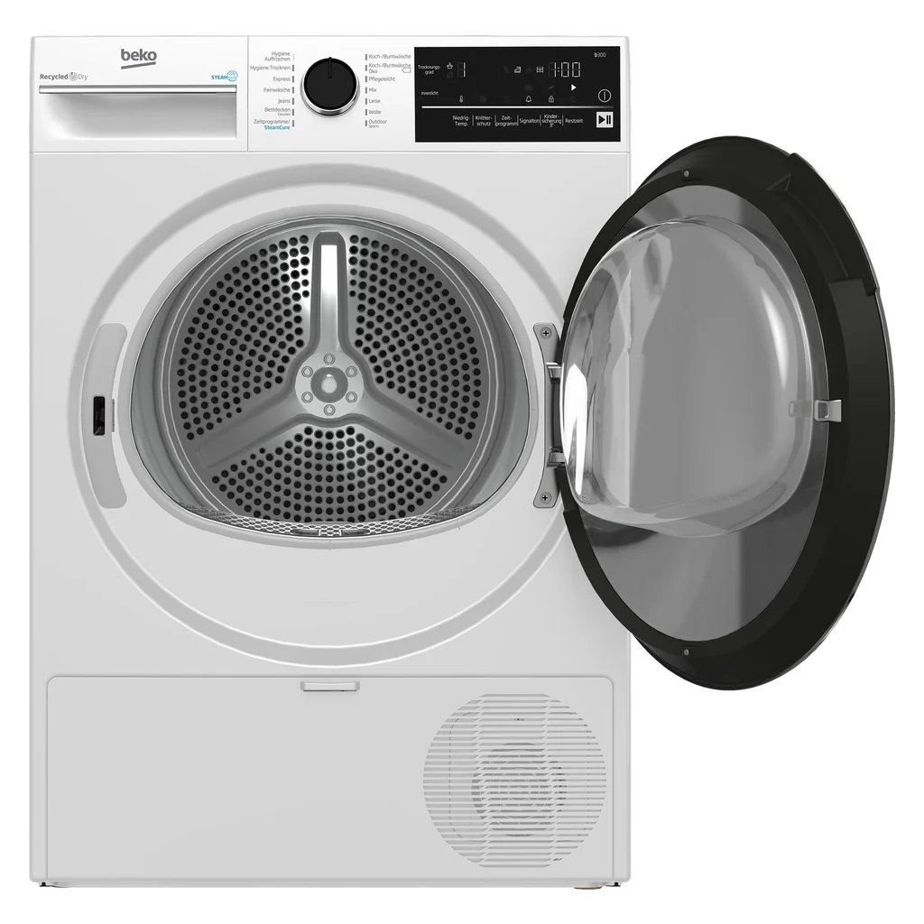2025 Secadora de bomba de calor Beko B3T42240S independiente 8 kg A+++ blanco