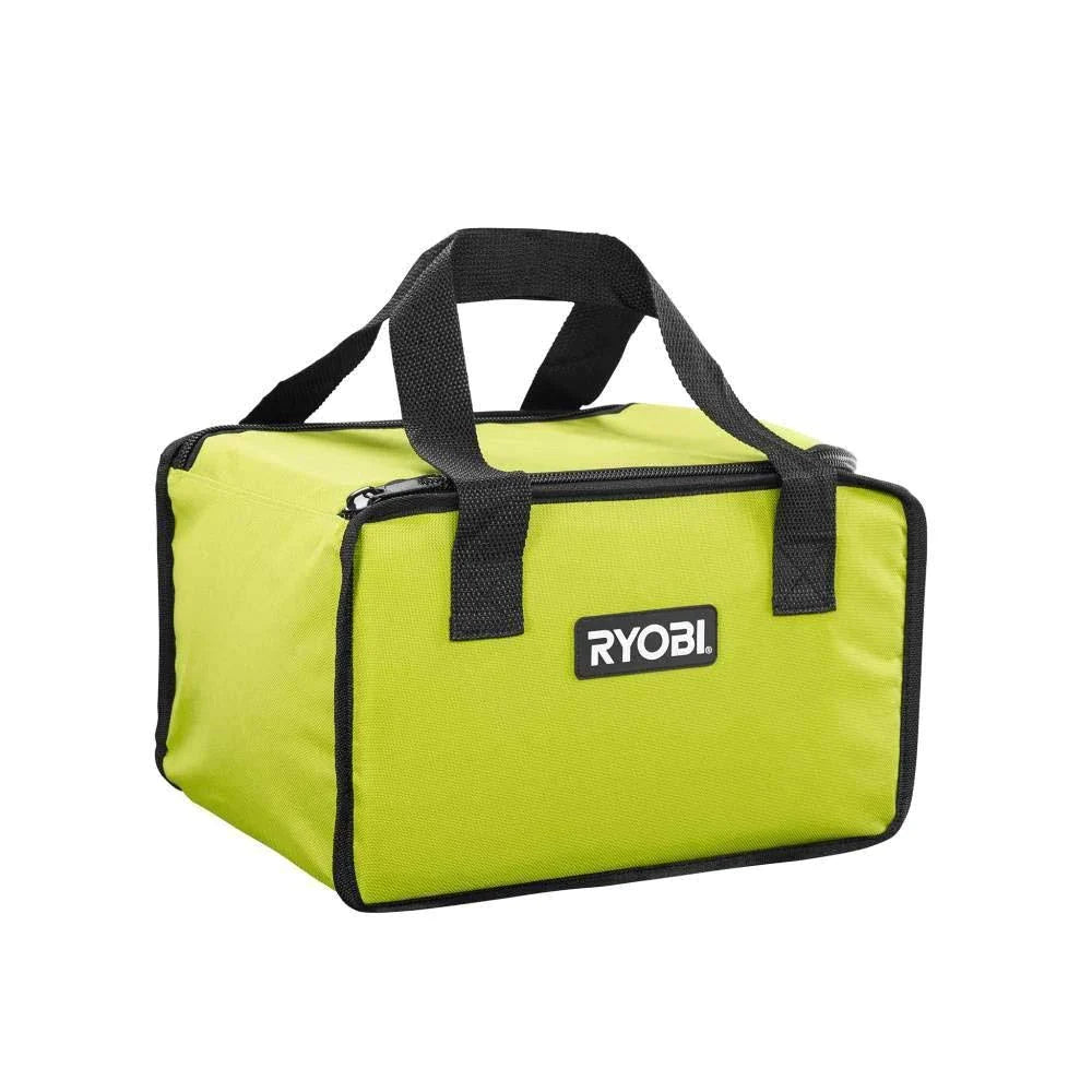 2025 Inflador de alta presión inalámbrico Ryobi P737D 18V One+ con manómetro digital, batería 4.0 Ah, cargador y bolsa