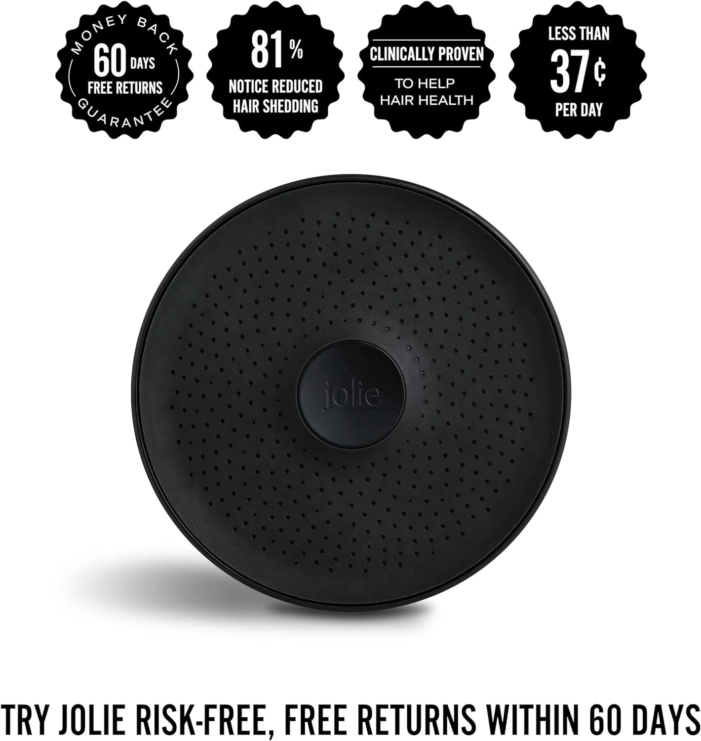 Jolie Skin Co Cabezal de Ducha Filtrado - Negro Azabache