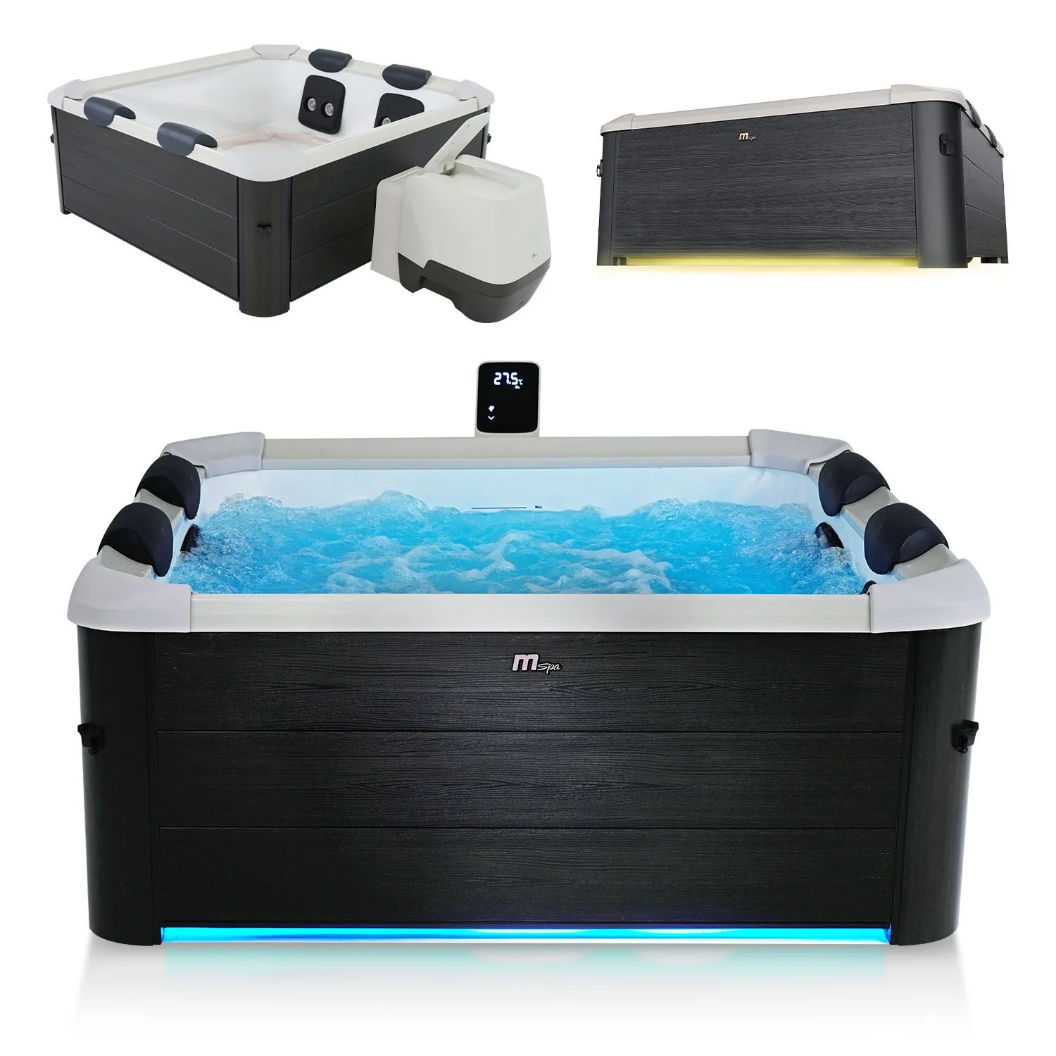 2025 Spa Whirlpool Oslo con iluminación LED