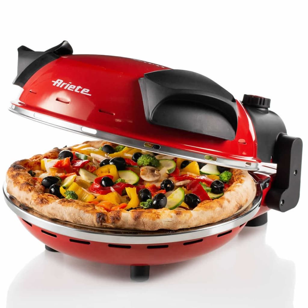 Ariete Horno Para Pizza Da Gennaro 1200 W Rojo Y Negro Ariete