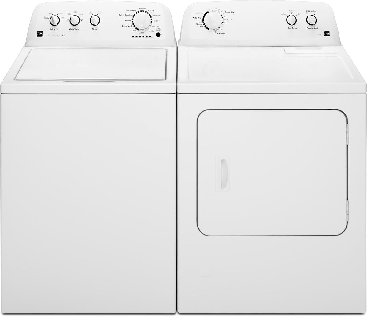 Secadora Eléctrica Kenmore de Carga Frontal de 29″ con Tecnología Wrinkle Guard y Capacidad Total de 7.0 Pies Cúbicos, Blanco