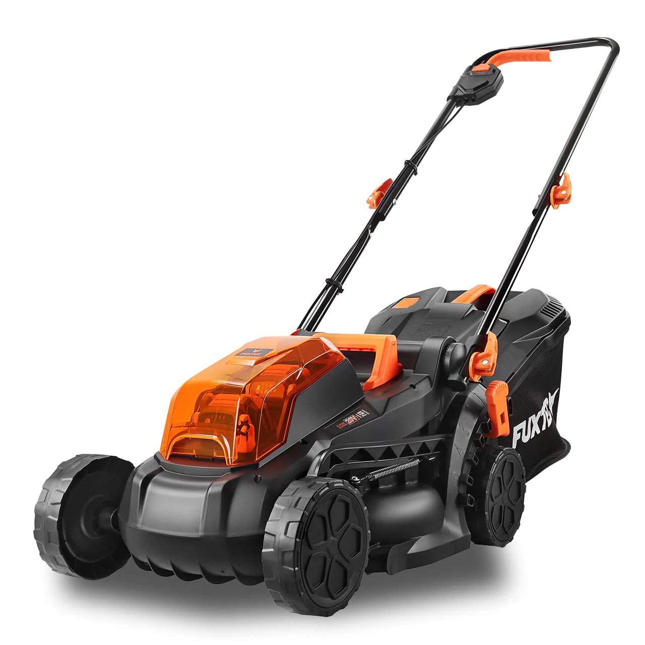 2025 Cortacésped inalámbrico FUXTEC 40V (2x20V) E1RM20 con 2 baterías Li-Ion 20V 2Ah y cargador doble – Ancho de corte 33 cm. altura de corte variable