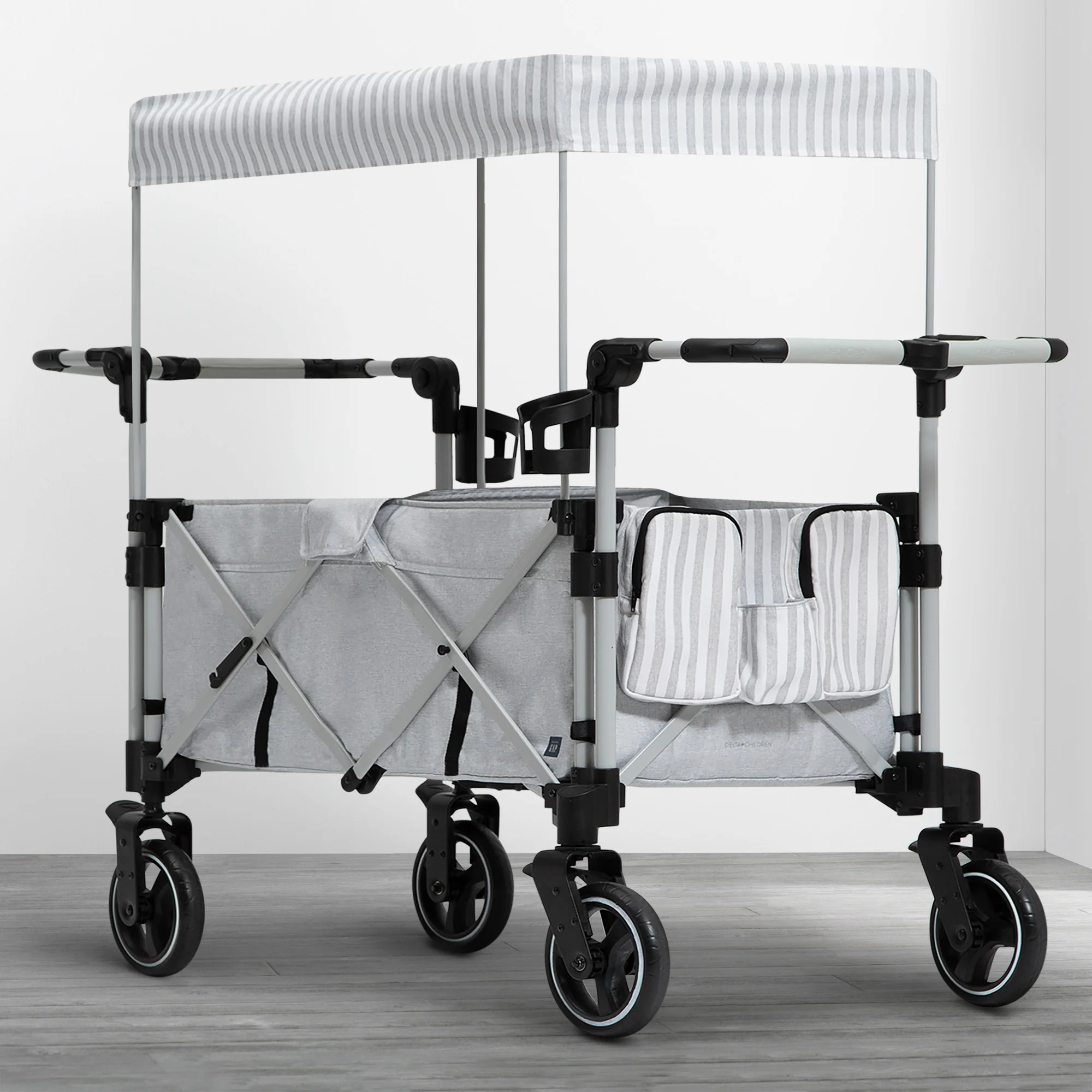 Carrito-Paseador babyGap Deluxe Explorer – Carrito Ecológico para Niños, Asientos Reciclados, Capota Anti-UV, Arnés de 3 Puntos, Almacenamiento Múltiple, Manillares Ajustables